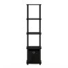 Furinno Turn-N-Tube No Tools 5-Tier Display Decorative Shelf with Bin - Thumbnail Image 3