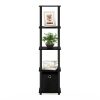 Furinno Turn-N-Tube No Tools 5-Tier Display Decorative Shelf with Bin - Thumbnail Image 4