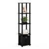 Furinno Turn-N-Tube No Tools 5-Tier Display Decorative Shelf with Bin - Thumbnail Image 5