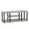 Furinno Turn-N-Tube No Tools 3D 3-Tier Entertainment TV Stand for TV up to 50 Inch - Thumbnail Image 1
