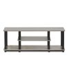 Furinno Turn-N-Tube No Tools 3D 3-Tier Entertainment TV Stand for TV up to 50 Inch - Thumbnail Image 3