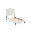 Furinno Abbyson Button Tufted Bed Frame - Thumbnail Image 1