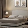 Furinno Nadia Nailhead Trim Bed Frame - Thumbnail Image 5