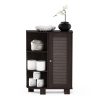 Furinno Indo Storage Shelf with Louver Door Cabinet - Thumbnail Image 5