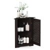 Furinno Indo Corner Louver Door Cabinet - Thumbnail Image 4
