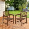 Furinno Tioman Hardwood Outdoor Armchair without Cushion - Thumbnail Image 5