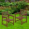 Furinno Tioman Hardwood Outdoor Armchair without Cushion - Thumbnail Image 6