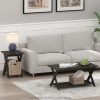 Furinno Modern Simplistic Criss-Crossed Coffee Table - Thumbnail Image 7