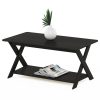 Furinno Modern Simplistic Criss-Crossed Coffee Table - Thumbnail Image 4