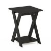 Furinno Modern Simplistic Criss-Crossed End Table - Thumbnail Image 1