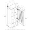 Furinno Indo Slim Wall Cabinet - Thumbnail Image 2