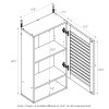 Furinno Indo Wide Wall Cabinet - Thumbnail Image 2