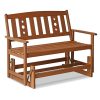 Furinno Tioman Outdoor Hardwood New Mexico Glider - Thumbnail Image 1