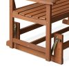 Furinno Tioman Outdoor Hardwood New Mexico Glider - Thumbnail Image 5