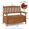 Furinno Tioman Outdoor Hardwood Kent Storage Box - Thumbnail Image 2
