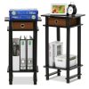 Furinno Turn-N-Tube Tall End Table with Bin - Thumbnail Image 3