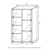 Furinno Reed 7-Cube Reversible Open Shelf - Thumbnail Image 2