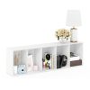 Furinno Luder 5-Tier Reversible Color Open Shelf Bookcase - Thumbnail Image 5