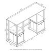 Furinno Turn-N-Tube Computer Desk with Storage Bins - Thumbnail Image 2