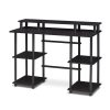 Furinno Turn-N-Tube Computer Desk with Top Shelf - Thumbnail Image 1