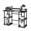 Furinno Turn-N-Tube Computer Desk with Top Shelf - Thumbnail Image 4