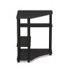 Furinno Turn-N-Tube Space Saving Corner Desk with Shelves - Thumbnail Image 3
