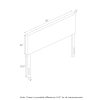 Furinno Roanne Plain Headboard - Thumbnail Image 2