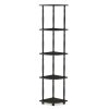 Furinno Turn-N-Tube 5 Tier Corner Display Rack Multipurpose Shelving Unit with Classic Tubes - Thumbnail Image 1