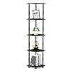 Furinno Turn-N-Tube 5 Tier Corner Display Rack Multipurpose Shelving Unit with Classic Tubes - Thumbnail Image 4
