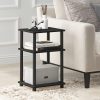 Furinno Just 3-Tier Turn-N-Tube End Table - Thumbnail Image 6