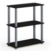 Furinno Turn-S-Tube 3-Tier Compact Multipurpose Shelf Display Rack with Square Tube - Thumbnail Image 1