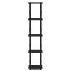 Furinno Turn-N-Tube 5-Tier Corner Square Rack Display Shelf with Classic Tube - Thumbnail Image 3