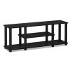 Furinno Turn-S-Tube 3-Tier Entertainment TV Stand for TV up to 50 Inch - Thumbnail Image 1
