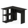 Furinno Abbott L-Shape Desk with Bookshelf - Thumbnail Image 1