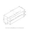 Furinno Sully 3-Tier TV Stand for TV up to 48 Inch - Thumbnail Image 2