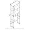 Furinno Turn-N-Tube Toilet Space Saver with 3 Shelves - Thumbnail Image 2
