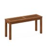 Furinno Tioman Hardwood Promo Backless Bench in Teak Oil - Thumbnail Image 1
