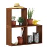 Furinno Tioman Hardwood Multipurpose Stacking Shelf in Teak Oil - Thumbnail Image 5