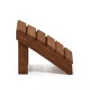 Furinno Tioman Small Hardwood Adirondack Footstool in Teak Oil - Thumbnail Image 4