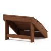 Furinno Tioman Small Hardwood Adirondack Footstool in Teak Oil - Thumbnail Image 5