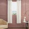 Furinno Collins Curtain Semi Light Filtering Curtain, White - Thumbnail Image 5