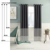 Furinno Collins Blackout Curtain 52x95 in. 1 Panel - Thumbnail Image 2