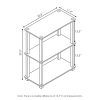 Furinno Turn-S-Tube 3-Tier Compact Multipurpose Shelf Display Rack with Square Tube, Set of 2 - Thumbnail Image 2