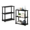 Furinno Turn-S-Tube 3-Tier Compact Multipurpose Shelf Display Rack with Square Tube, Set of 2 - Thumbnail Image 3