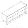 Furinno Jensen TV Stand with Shelves - Thumbnail Image 2