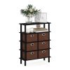 Furinno Frans Turn-N-Tube Console Table with Bin Drawers - Thumbnail Image 4