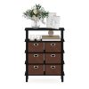 Furinno Frans Turn-N-Tube Console Table with Bin Drawers - Thumbnail Image 5