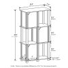 Furinno Brahms 4-Tier Storage Shelf with 3 Doors - Thumbnail Image 2