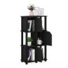 Furinno Brahms 4-Tier Storage Shelf with 3 Doors - Thumbnail Image 7