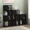 Furinno Brahms 3-Tier Storage Shelf with 2 Doors - Thumbnail Image 6